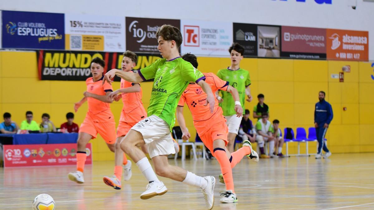FC Barcelone et Móstoles triomphent au tournoi de futsal d'Esplugues