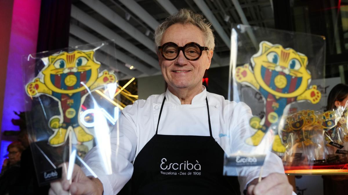 Barça : De Cruyff aux héros actuels, l'art chocolatier raconte l'histoire