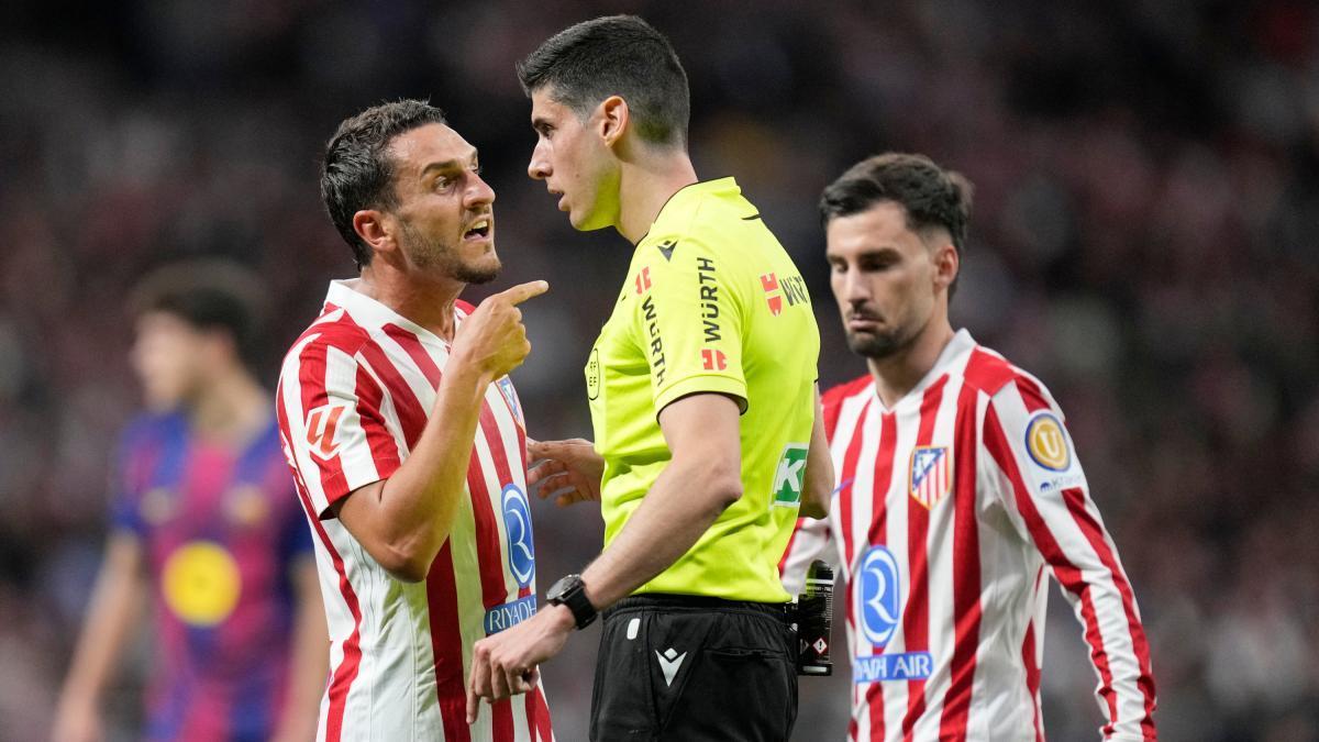 Atlético Madrid privé de trois cadres contre Séville avant le Clasico